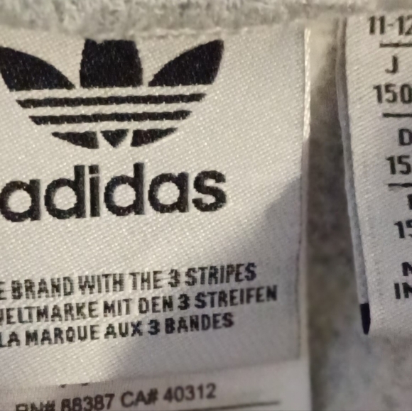 Adidas Grey Boys Hoodie/Pants Size 11/12. - Picture 7 of 7